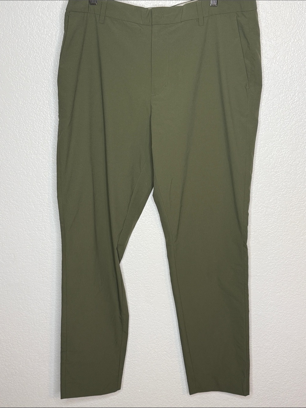 Ministry of Supply Green Pace Poplin Lightweight Warm Weather Pants Size 36 UV